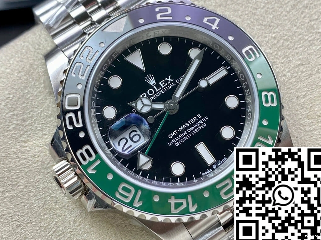 M126720vtnr-0002 Clean GMT Master Factory Dial Rolex II Black 0214